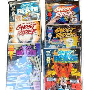 Marvel Ghost Rider Comic Book Lot Of 6 Marvel 1994 #19-20-21-52-53-Ghost Rider